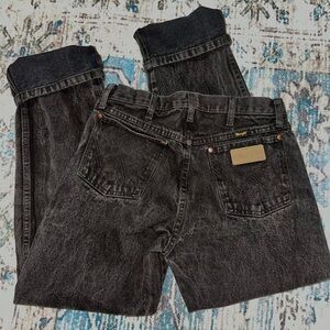 Wrangler Dark Gray Denim Jeans